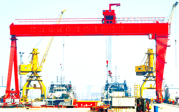 造船龍門吊的電纜卷筒常見問題如何處理